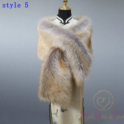 Fluffy Faux Fur Womens Winter Sweater