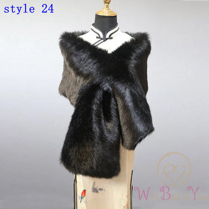 Fluffy Faux Fur Womens Winter Sweater