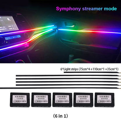 18-in-1 Car LED Ambient Light Strips