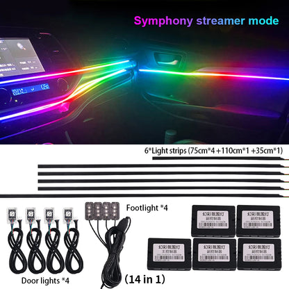 18-in-1 Car LED Ambient Light Strips