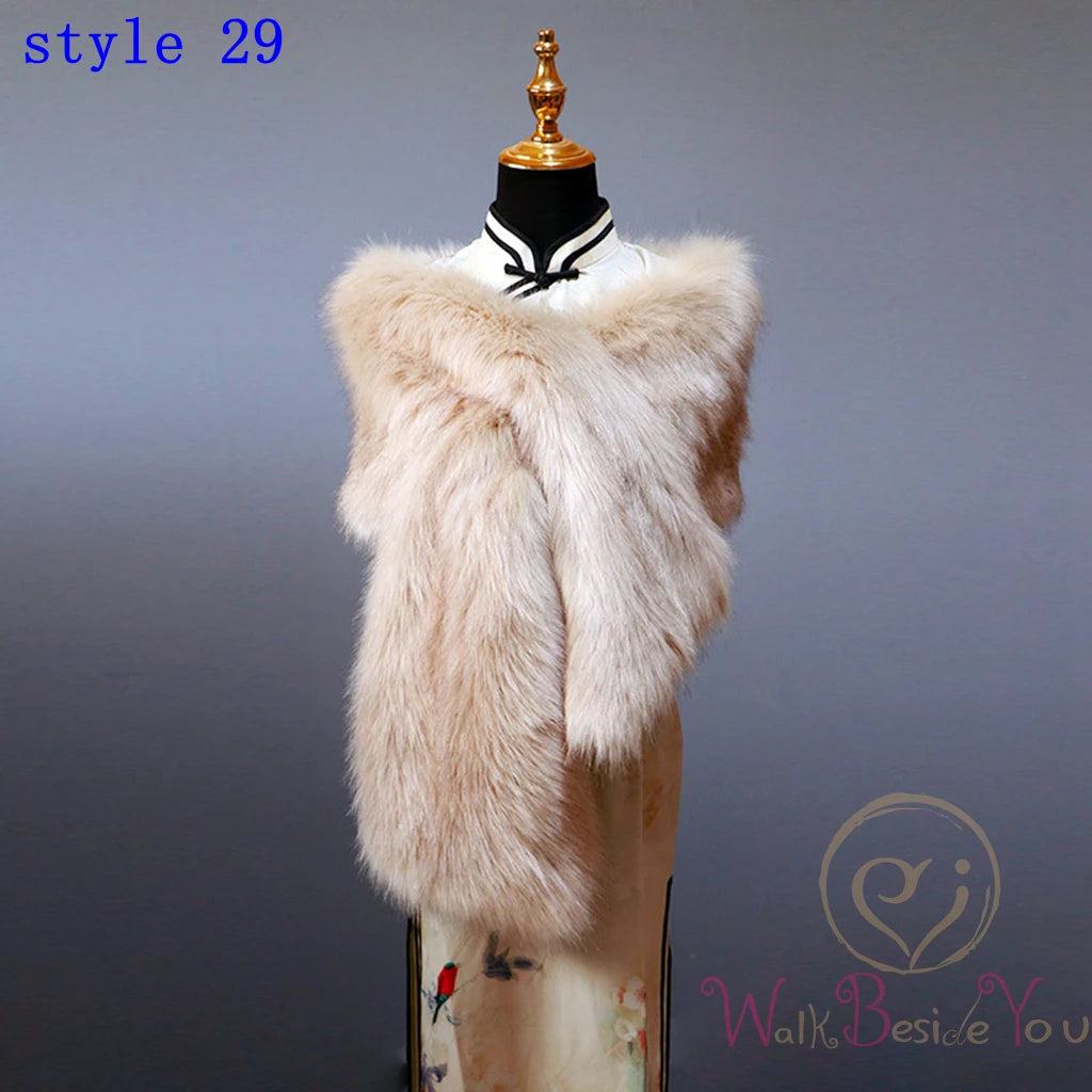 Fluffy Faux Fur Womens Winter Sweater