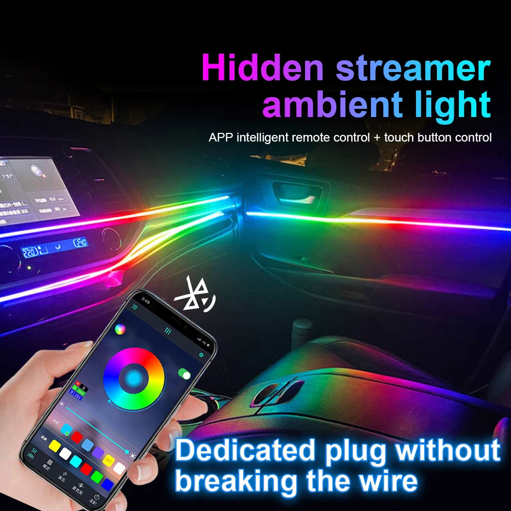 18-in-1 Car LED Ambient Light Strips