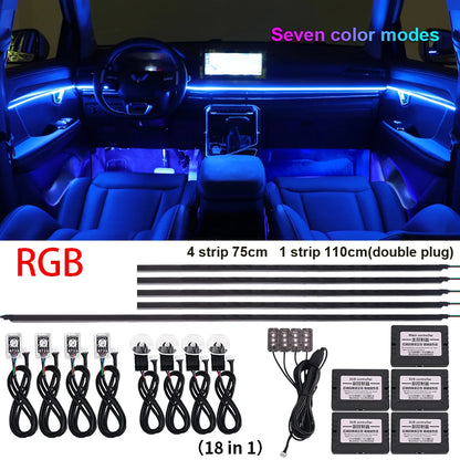 18-in-1 Car LED Ambient Light Strips