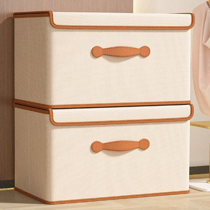 Clothes Toy Storage Box Folding Dustproof Organizer Bedroom Shelf Safe Odorless Organizers of Cabinets Drawers for Bedding Quilt