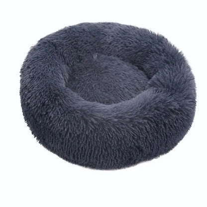 Super Soft Pet Dog Cat Bed Plush Full Size Washable Calm Bed Donut Bed Comfortable Sleeping Bed For Large Medium Small Dogs