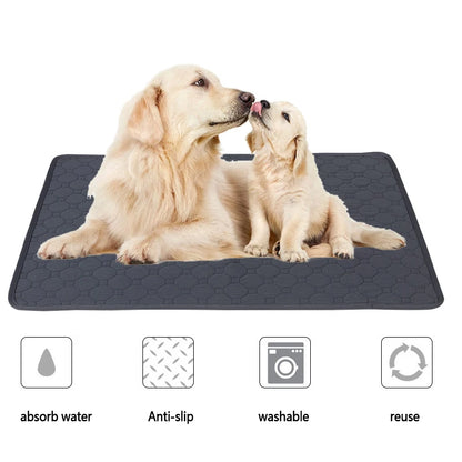 Dog Pet Pet Accessories Washable Reusable Training Pad Urine Absorbent Waterproof Diaper Mat Car Seat Cover